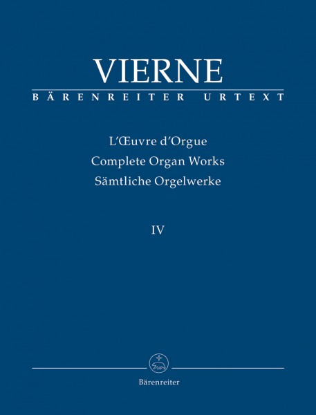 Symphony No. 4 op. 32 Complete Organ Works, Volume 4 (Urtext edition)