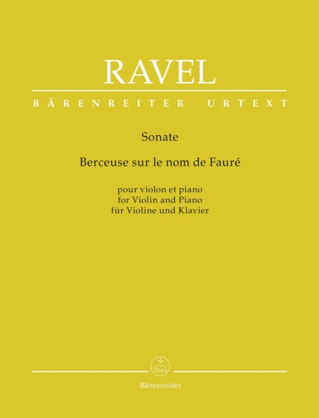 Sonata - Berceuse sur le nom de Fauré