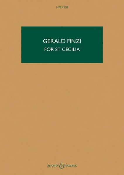 For St. Cecilia Op. 30 Ceremonial Ode