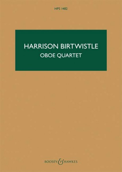 Oboe Quartet Hawkes Pocket Scores HPS 1482