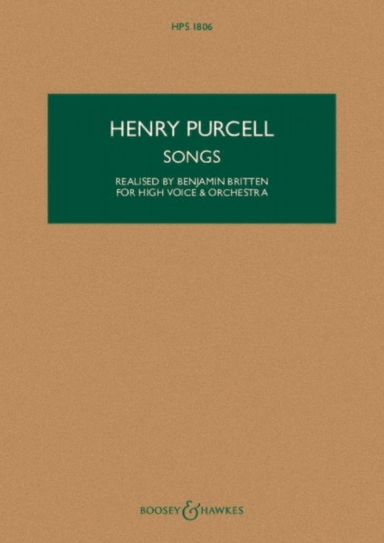 Songs HPS 1806 Realised by Benjamin Britten