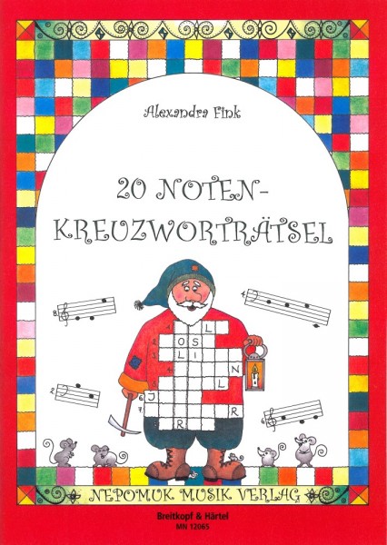 20 Noten-Kreuzworträtsel
