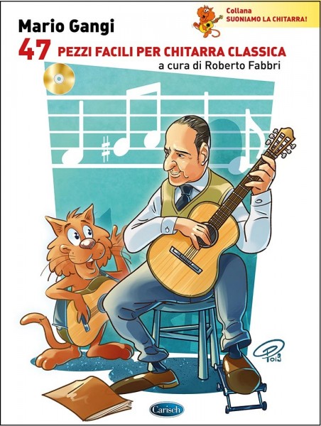 47 pezzi facili per chitarra classica a cura di Roberto Fabbri