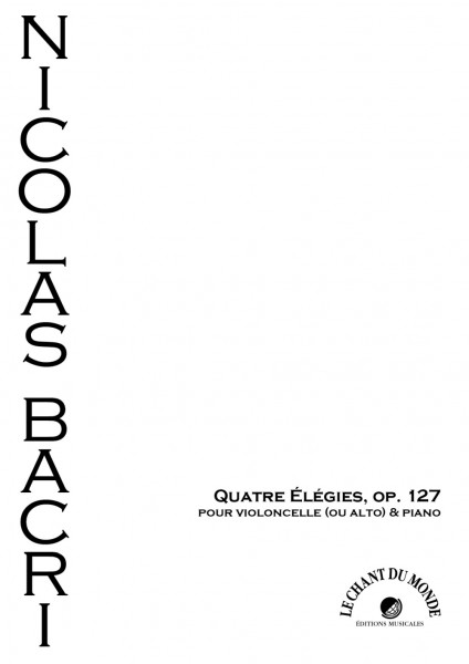 Quatre élégies, op.127
