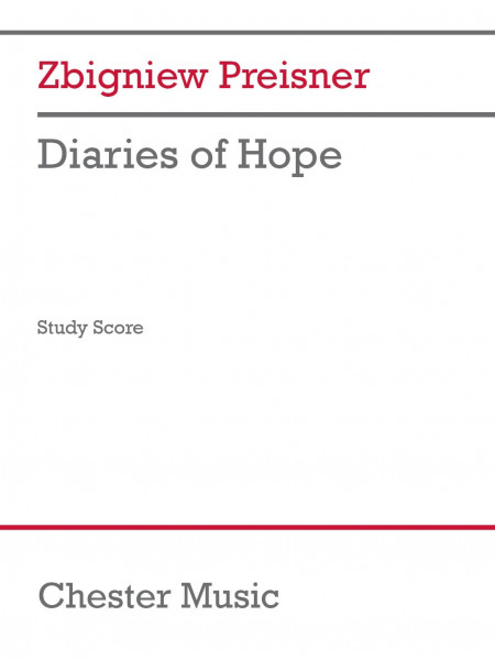 Diaries of Hope low voice, SATB choir, pno, str
