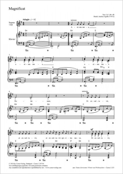 Magnificat E minor