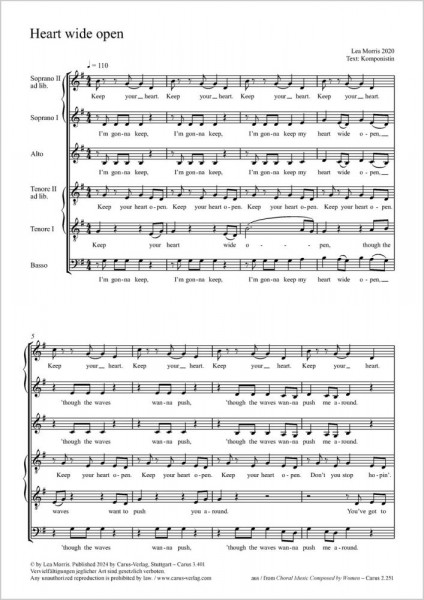 Heart wide open G major