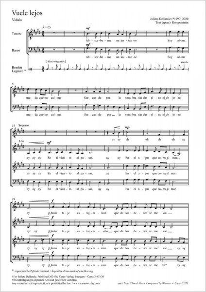 Vuele lejos - E major Vidala