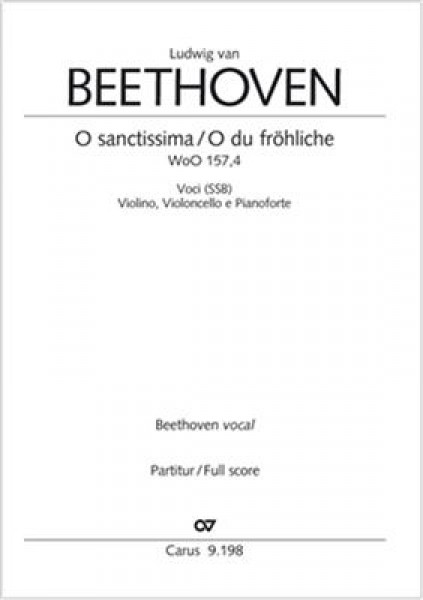 O sanctissima / O du fröhliche Score op. WoO 157,4 - F Major
