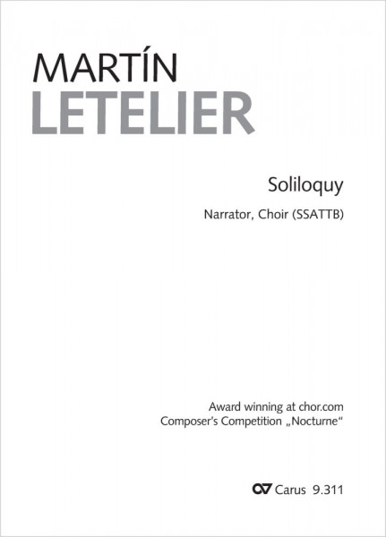 Soliloquy Award winning at chor.com Composer?s Competition Nocturne