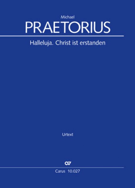 Halleluja. Christ ist erstanden Choralkonzert, Urtext, Capell-Chorpartitur