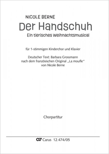Der Handschuh Ein tierisches Weihnachtsmusical