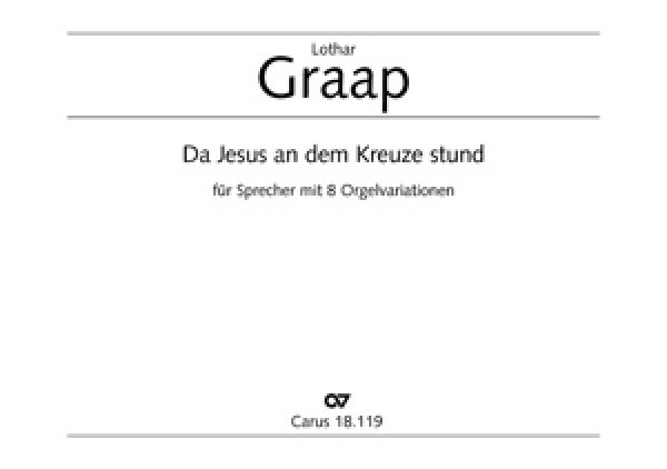 Da Jesus an dem Kreuze stund