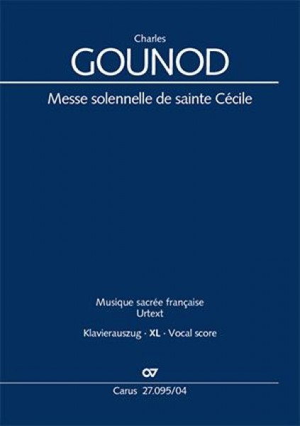 Messe solennelle de sainte Cécile CG 56 - Large Score