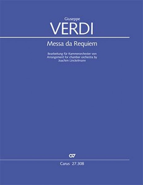 Messa Da Requiem Arrangement for chamber orchestra