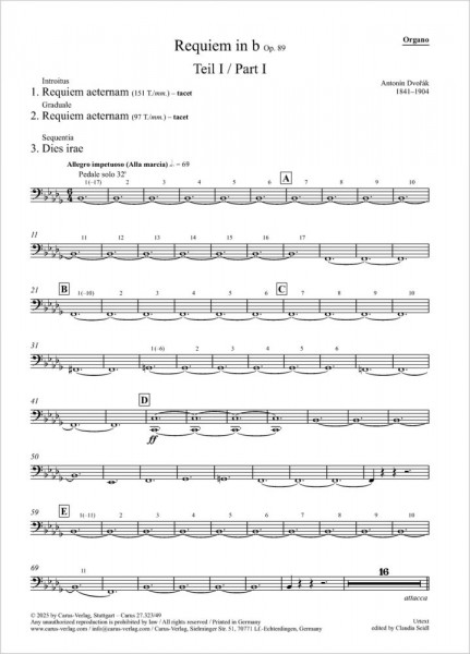 Requiem Op. 89
