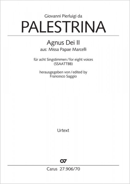 Agnus Dei II from: Missa Papae Marcelli