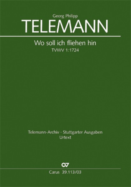 Wo soll ich fliehen hin Kantate zum 22. Sonntag nach Trinitatis