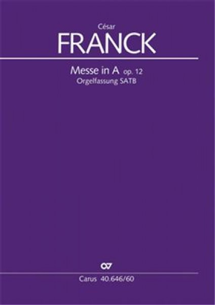 Mass in A major Organ version (Coro STB)
