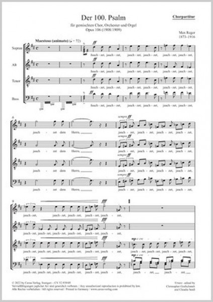 Der 100. Psalm Op. 106