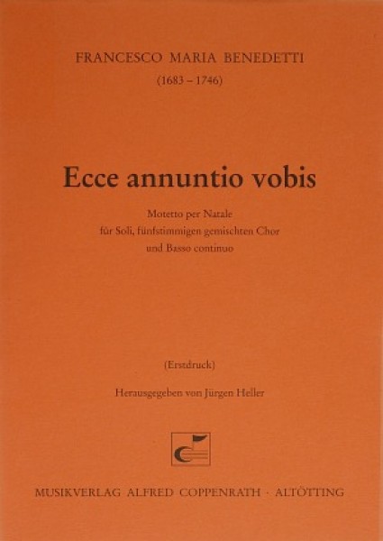 Ecce annuntio vobis Motetto per Natale