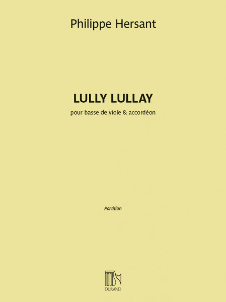 Lully Lullay pour basse de viole et accordéon