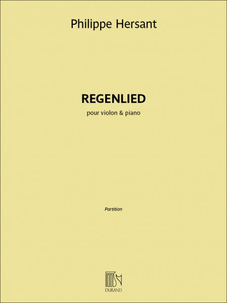 Regenlied pour violon & piano