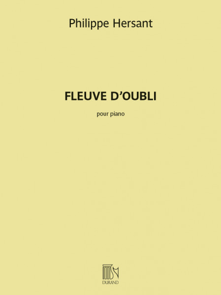 Fleuve d'oubli pour piano