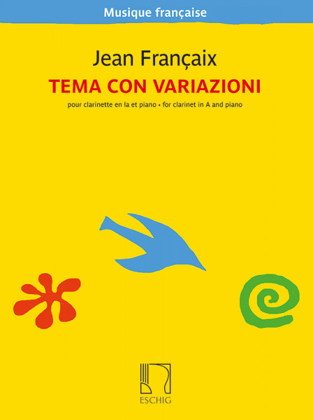 Tema con variazioni pour clarinette en la et piano | for clarinet in A and piano