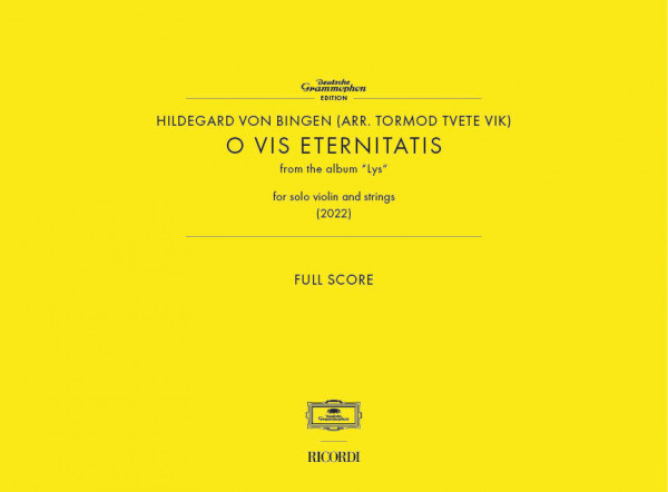O Vis Eternitatis (from the album "Lys") for solo violin and strings (2022)