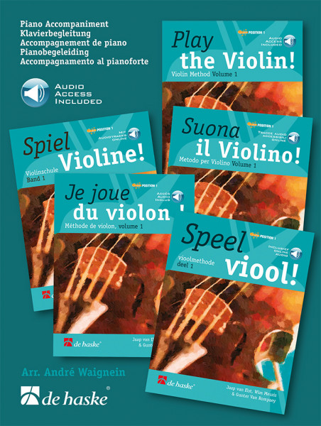Play the Violin! Piano Accompaniment vol. 1 All languages