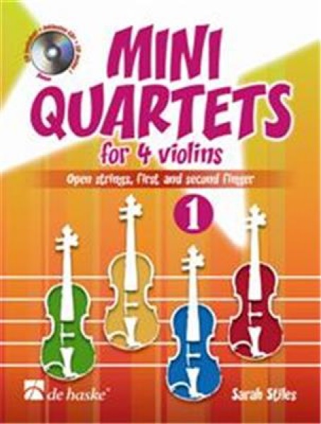 Mini Quartets 1 for 4 violins Open strings, first and second finger