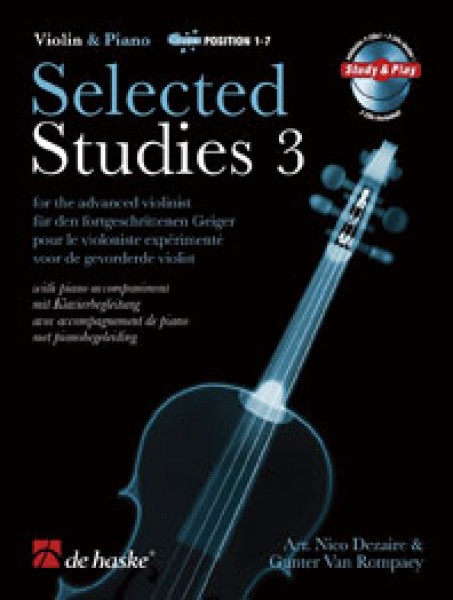 Selected Studies 3 for the advanced violinist, with piano accompaniment