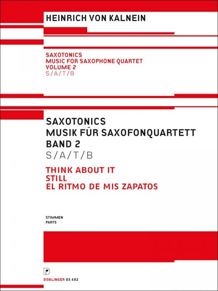 Saxotonics Music For Saxophone Quartet Volume 2