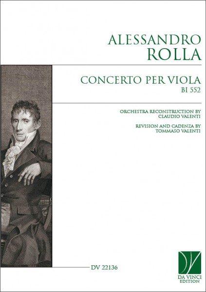 Concerto per viola BI 552 Orchestra reconstructionby Claudio Valenti