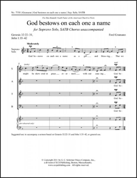 God Bestows On Each One a Name