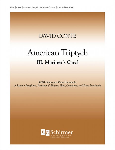 American Triptych: III. Mariner's Carol Piano/Choral Score