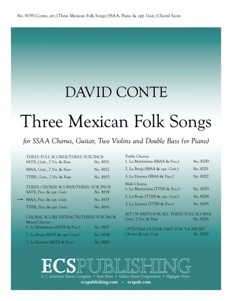 Three Mexican Folk Songs
