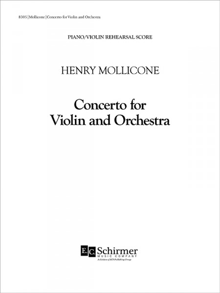 Concerto for Violin and Orchestra Piano/Violin Rehearsal Score and Part
