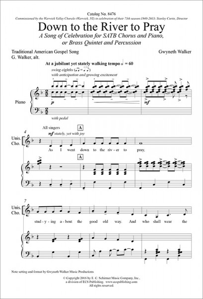 Down to the River to Pray: A Song of Celebration