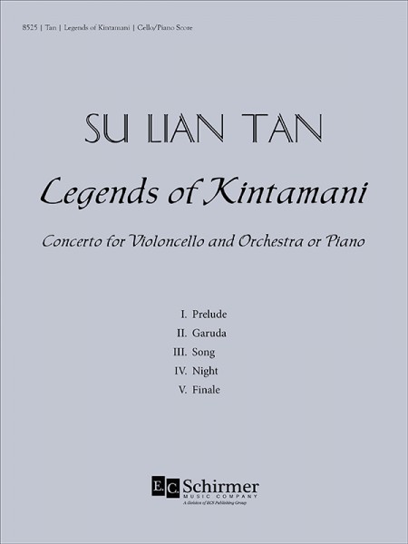 Legends of Kintamani Concerto for Violoncello Solo and Orchestra, Cello/Piano Score and Part