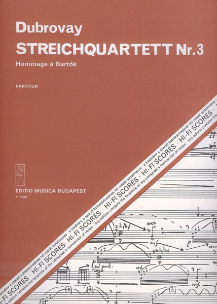 Streichquartett Hommage a Bartok Hommage à Bartók