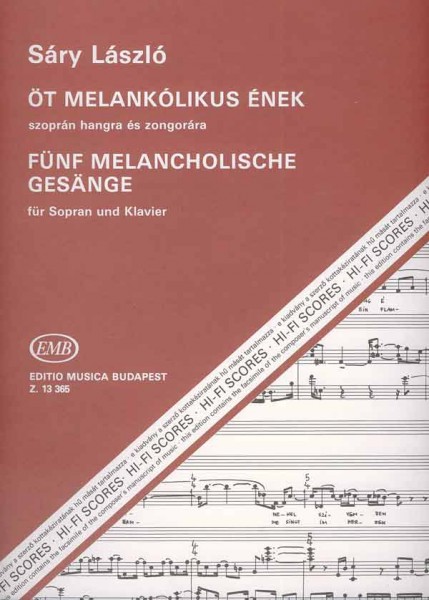 Fünf melancholische Gesänge nach Gedichten von G. Trakl