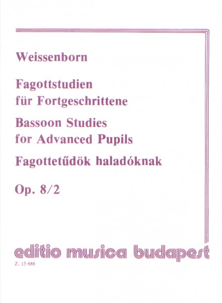 Fagottstudien für Anfänger II op. 8-2