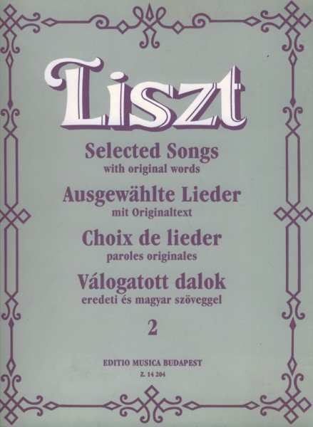 Ausgewahlte Lieder II mit Originaltext mit Originaltext