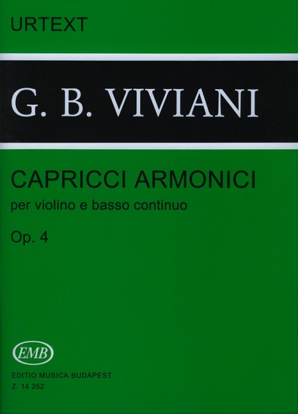 Capricci armonici per violino e basso continuo op