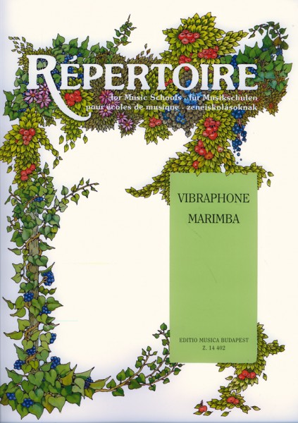 Repertoire für Musikschulen - Vibraphone, Marimba