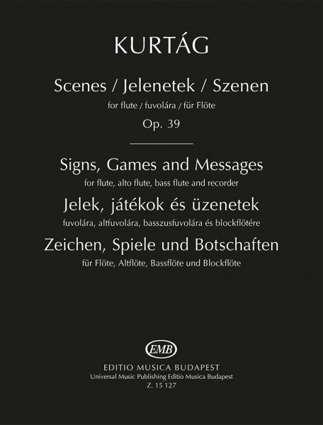 Scenes Op. 39 Signs, Games and Messages