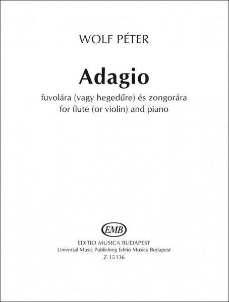 Adagio for flute (or violin) and piano