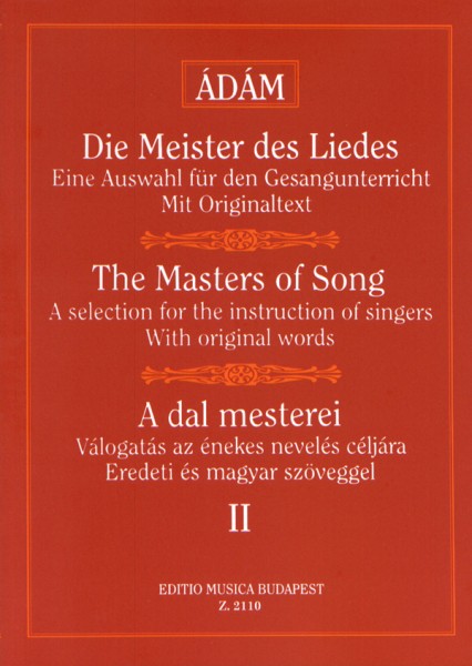 Die Meister des Liedes II Werke für alle Stimmgat Werke für alle Stimmgattungen alter englischer Meister